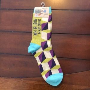 Blue Q Socks fun funky new